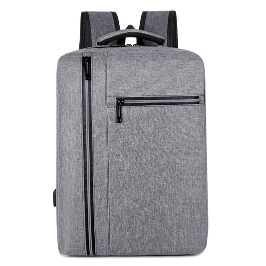 Multi-Color USB Backpack for School Travel and Business with multiple compartments and USB charging port.